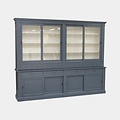 123kast  Buffetkast Le Grand St Tropez - 300x50x240H cm - Demontabel - 4 vitrine schuifdeuren - 8 kleine lades - 4 grote soft close lades - 4 dichte schuifdeuren