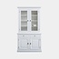 123kast Buffetschrank Santa Lucia - 126x50x230H cm - 2 Vitrinentüren mit Scharnieren - 2 Schubladen mit Soft Close - 2 Türen mit Scharnieren - 4 Einlegeböden - verstellbare Einlegeböden