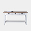 123kast Beistelltisch Sara 16 - 140x40x77H cm - Eichenplatte - 3 Schubladen - 1 Ablage