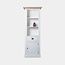 123kast Bücherregal Sara 06 - 76x46x206H cm - Rahmen aus Eichenholz - 2 Einlegeböden - 1 Soft-Close-Schublade - 1 geschlossene Flügeltür