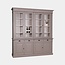 123kast Buffetschrank Antwerpen -225x50x240H cm - 4 Vitrinentüren - 4 Soft-Close-Schubladen - 4 geschlossene Türen
