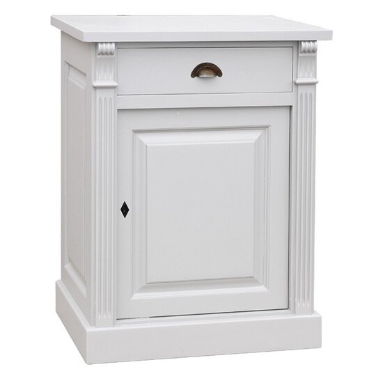 123kast  Dressoir Zwolle - 70x50x90H cm - 1 lade - 1 deur - landelijke, klassieke afwerking