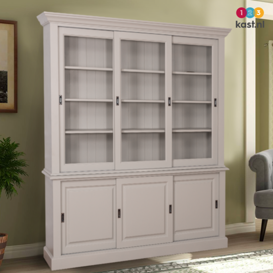 123kast  Buffetkast Lio 0 180x53x220H cm - 6 schuifdeuren