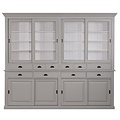 123kast  Buffetkast Belgrado - 240x50x230H cm - 8 schuifdeuren - 10 soft close lades