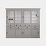 123kast Buffetschrank Belgrad - 240x50x230H cm - 8 Schiebetüren - 10 Soft-Close-Schubladen