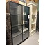 123kast  Showmodel - metalen kast - 120x40x210H cm - industriele stijl - 2 glazen deuren