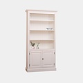 123kast  Boekenkast Den Bosch - 110x40x210H cm - 2 dichte deuren - 3 verstelbare planken