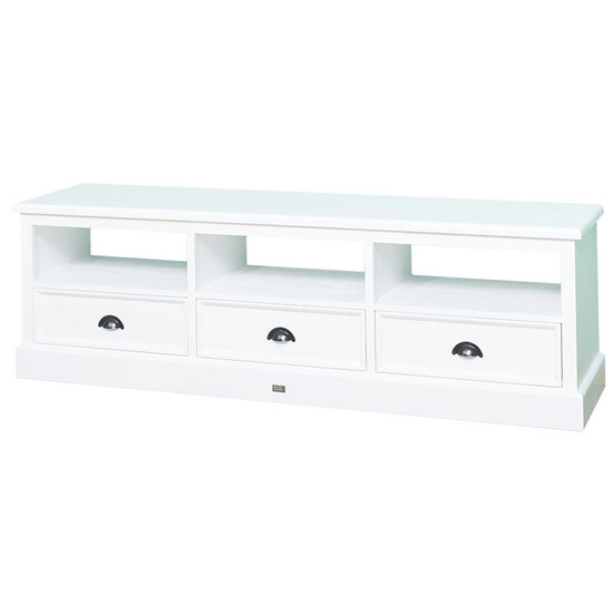 123kast  Tv dressoir Maastricht - 180x45x55H cm - 3 open vakken - 3 soft close lades