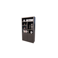 123kast  Vakkenkast Ronda - 120x40x220H cm - 5cm plank dikte - open vakken - 2 greeploze push to open deuren - strak design