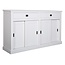 123kast  Dressoir Algarve 04 - 190x46x110H cm - 4  schuifdeuren -  2 soft close lades - strak design - hoog dressoir