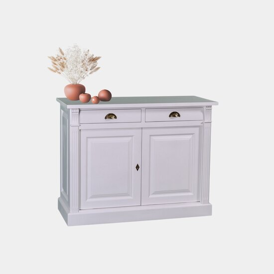 123kast  Dressoir Eindhoven - 120x50x90H cm - 2 deuren - 2 soft close lades - landelijke afwerking