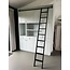 123kast  Buffetkast - 200x40x266H - met ladder - maatwerk - open vakken - deuren - soft close lades