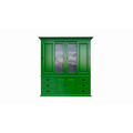123kast  Buffetkast Arizona - 200x50x230H cm - dichte en vitrine schuifdeuren - 6 soft close lades