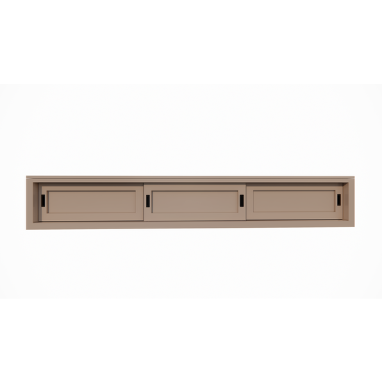 123kast  TV dressoir Medellin - 300x40x40 - 3 schuifdeuren - strak design