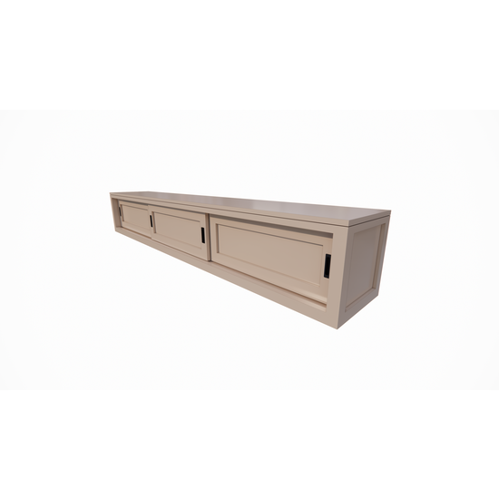 123kast  TV dressoir Medellin - 300x40x40 - 3 schuifdeuren - strak design