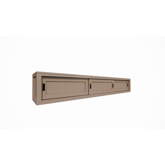 123kast  TV dressoir Medellin - 300x40x40 - 3 schuifdeuren - strak design