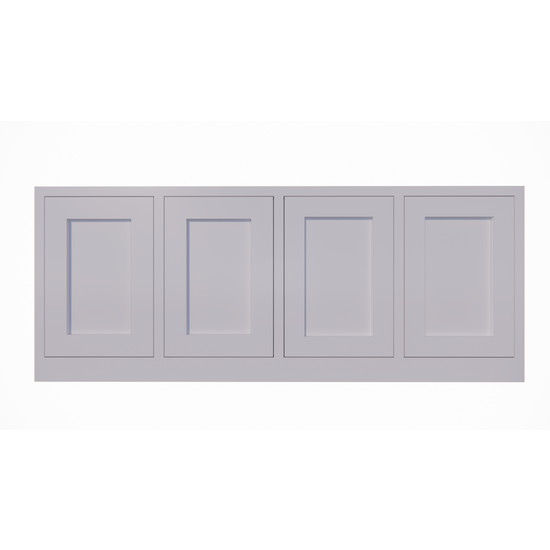 123kast  Dressoir Tunja - 200x45x80H cm - 4 greeploze deuren - strak design - push to open deuren