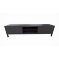123kast  TV dressoir Tomar - 220x40x40H cm - op pootjes - 2 push to open deuren - 2 open vakken - strak disign