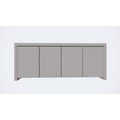 123kast  Dressoir Chaves - 200x50x80H cm - greeploze deuren - 4 push to open deuren - strak design