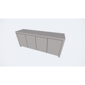 123kast  Dressoir Chaves - 200x50x80H cm - greeploze deuren - 4 push to open deuren - strak design