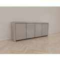 123kast  Dressoir Chaves - 200x50x80H cm - greeploze deuren - 4 push to open deuren - strak design