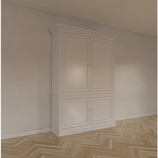 123kast  Buffetkast Viseu -150x40x220H cm - dichte deuren