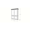 123kast  Buffetkast Viseu -150x40x220H cm - dichte deuren