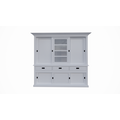 123kast  Buffetkast Patras - 300x50x230H cm - dichten deuren - schuifdeuren - 3 soft close lades