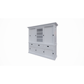 123kast  Buffetkast Patras - 300x50x230H cm - dichten deuren - schuifdeuren - 3 soft close lades
