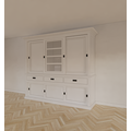 123kast  Buffetkast Patras - 300x50x230H cm - dichten deuren - schuifdeuren - 3 soft close lades