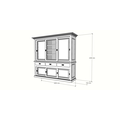 123kast  Buffetkast Patras - 300x50x230H cm - dichten deuren - schuifdeuren - 3 soft close lades
