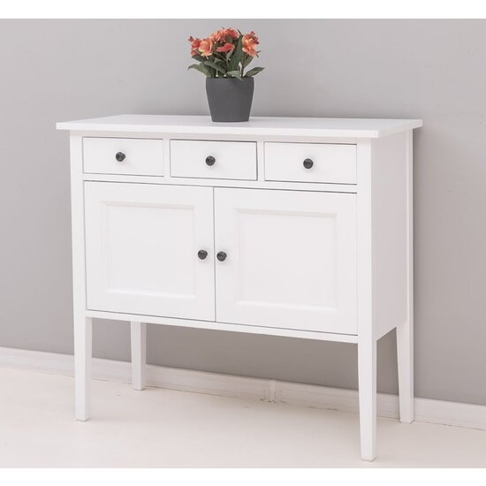 123kast  Ladekast Athene - 100x40x90H cm - 3 soft close lades - 2 deurtjes