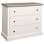 123kast Ladekast Lombok - 100x40x90H cm - 3 soft close lades - eiken bovenblad