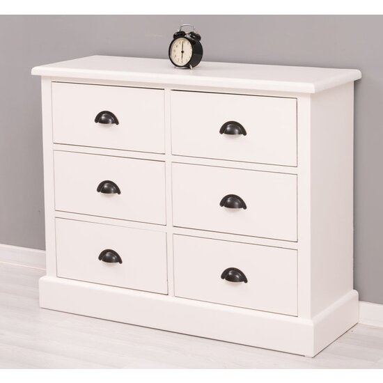 123kast  Ladekast Rhodos - 100x35x80H cm - 6 soft close lades