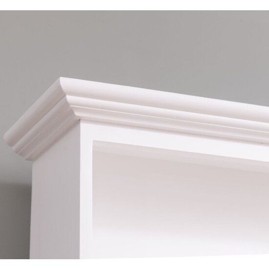 123kast  Garderobekast Mykonos - 130x50x220H cm - kapstok met zitbankje - 2 kast deurtjes