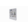 123kast  Vakkenkast Siesta - 180x35x240H cm - 3 push to open deurtjes - 8 open vakken - 5cm plank dikte