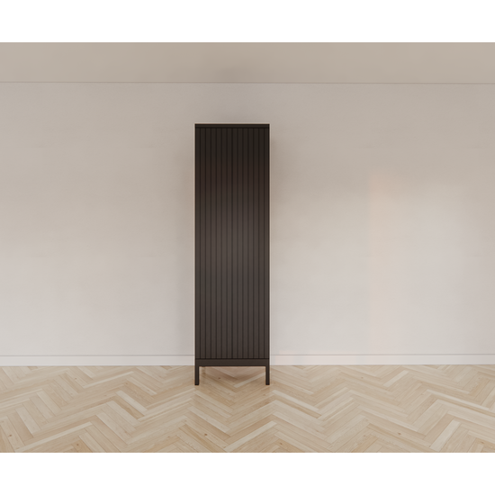 123kast  Kast Java - 60x40x210H cm - op pootjes - 2 push to open deuren - 4 verstelbare planken