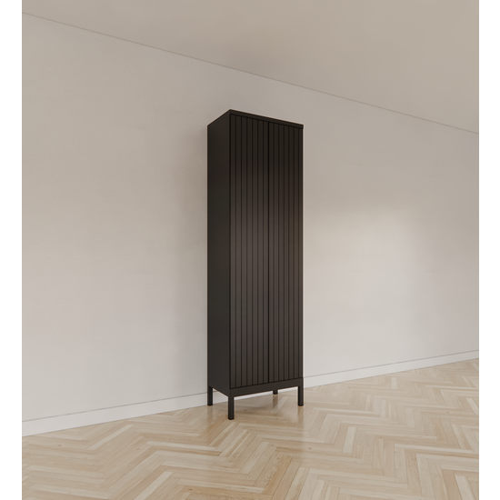 123kast  Kast Java - 60x40x210H cm - op pootjes - 2 push to open deuren - 4 verstelbare planken