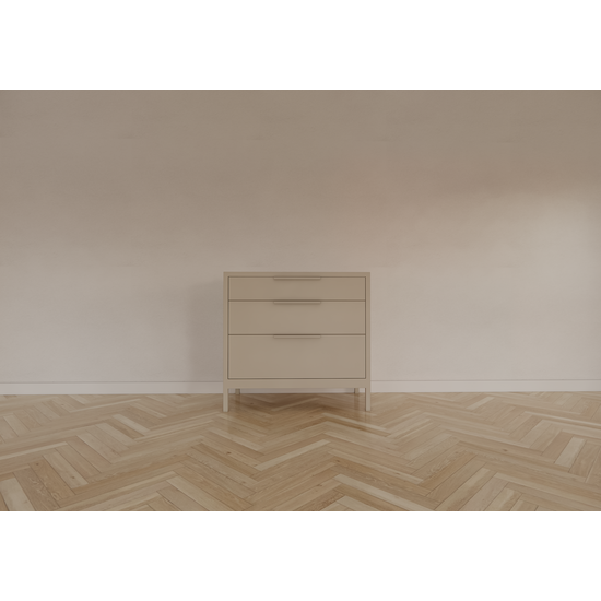123kast  Commode Demak 95cm - 95x50x90H cm - op pootjes - 3 soft close lades