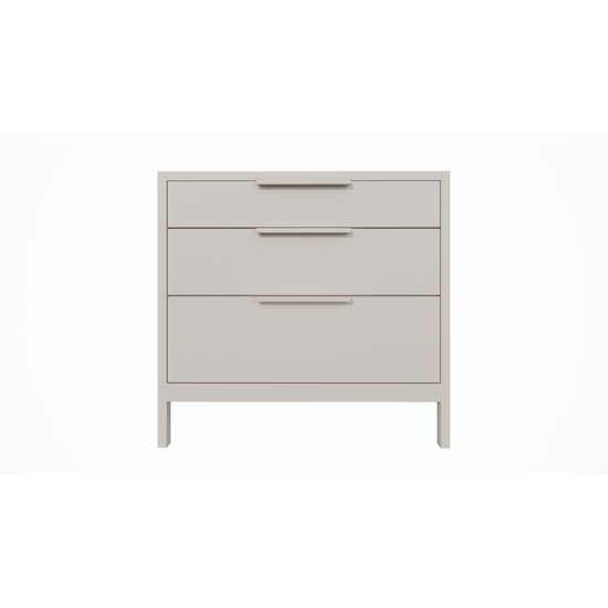 123kast  Commode Demak 95cm - 95x50x90H cm - op pootjes - 3 soft close lades