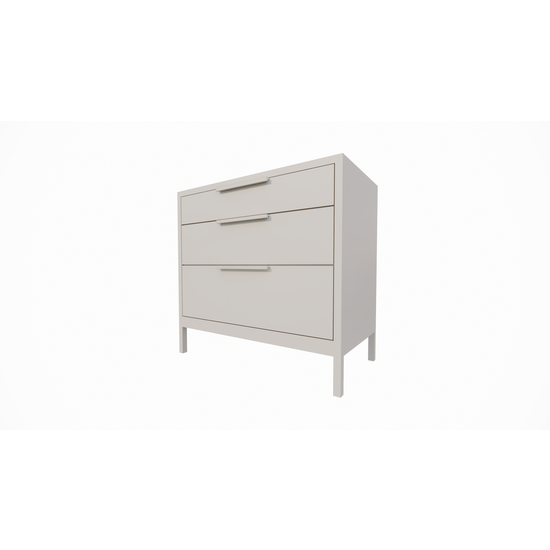 123kast  Commode Demak 95cm - 95x50x90H cm - op pootjes - 3 soft close lades
