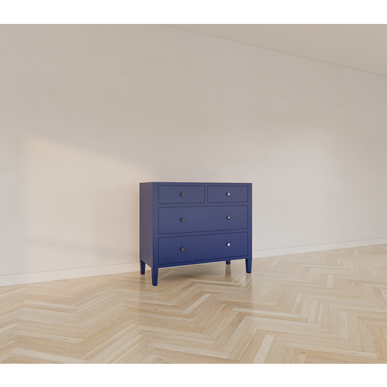 123kast  Commode Mackay - 100x50x90H cm - 4 lades - op pootjes