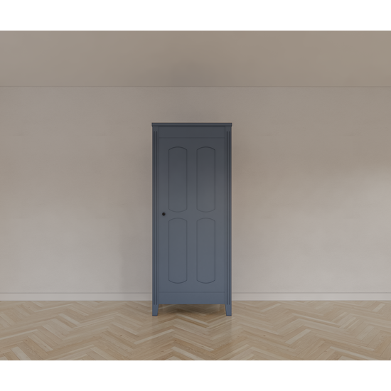 123kast  Kinderkast Blora - 80x55x195H cm - 1 deur - op pootjes