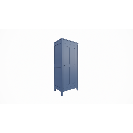 123kast  Kinderkast Blora - 80x55x195H cm - 1 deur - op pootjes