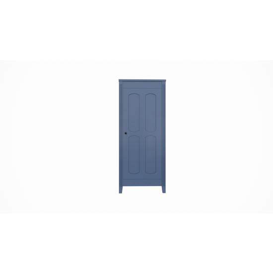 123kast  Kinderkast Blora - 80x55x195H cm - 1 deur - op pootjes