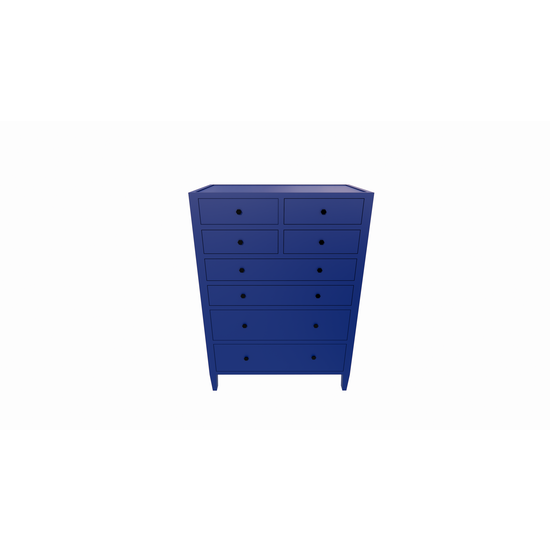 123kast  Opbergkast Cobar - 100x55x140cm - 8 soft close lades - op pootjes