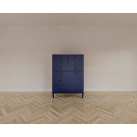 123kast  Meidenkast Cobar - 100x55x140cm - 8 soft close lades - op pootjes