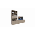 123kast  Tv vakkenkast Frankston - 300x45x235H cm - 7 deurtjes - 6 open vakken - 4cm plank dikte