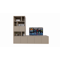 123kast  Tv vakkenkast Frankston - 300x45x235H cm - 7 deurtjes - 6 open vakken - 4cm plank dikte