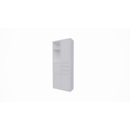 123kast  Vakkenkast Mafra 02 - 100x40x240H cm - 6cm plank dikte - dichte deuren in bovenkast - met 3 push to open lades